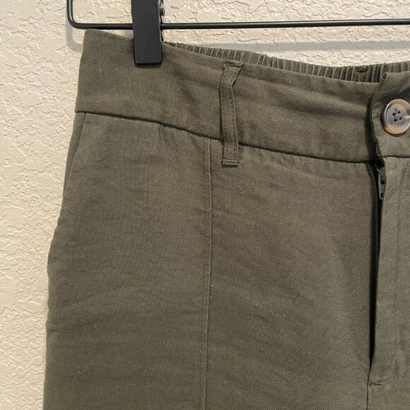 A New Day Green Ankle Trouser Pants Size 4 - Picture 2 of 7
